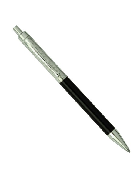 925 Sterling Silver Black Ballpoint Pen