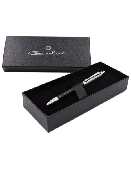 925 Sterling Silver Black Ballpoint Pen