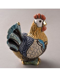 Blue Cochin Hen Ceramic Sculpture  2