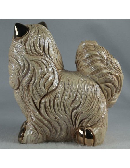 Gatto d'Angora Scultura in Ceramica 