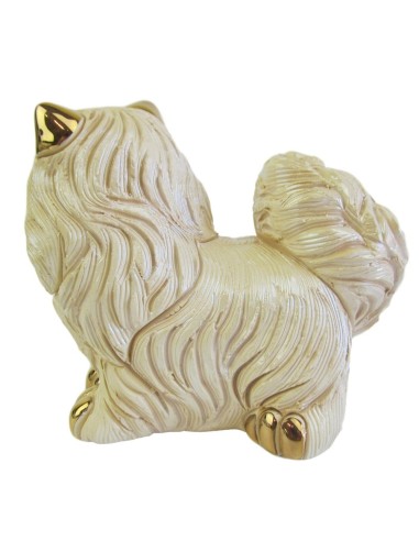 Gatto d'Angora Scultura in Ceramica 