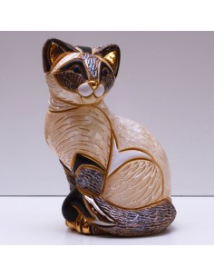 Siamesische Katze Keramikskulptur De Rosa 2