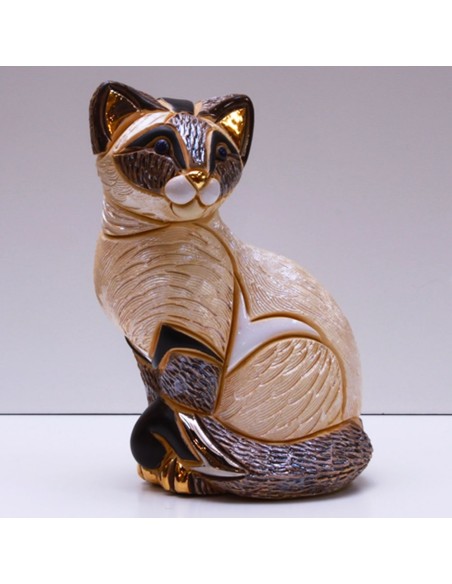Siamesische Katze Keramikskulptur De Rosa