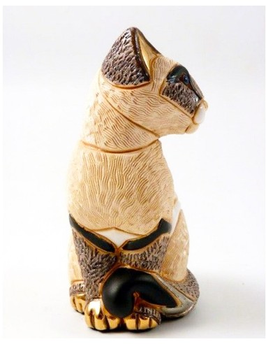 Siamese Cat Ceramic Sculpture De Rosa