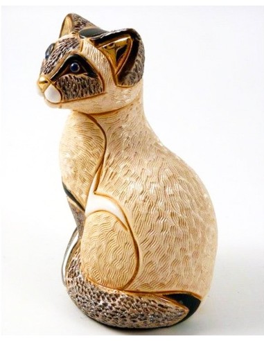 Siamesische Katze Keramikskulptur De Rosa