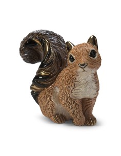 Scoiattolo Scultura in Ceramica De Rosa Rinconada 