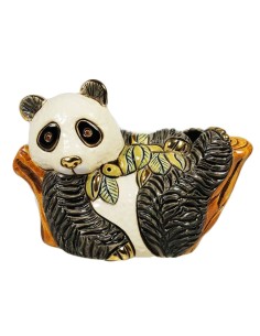 Panda On Tree Ceramic Sculpture De Rosa Rinconada 2
