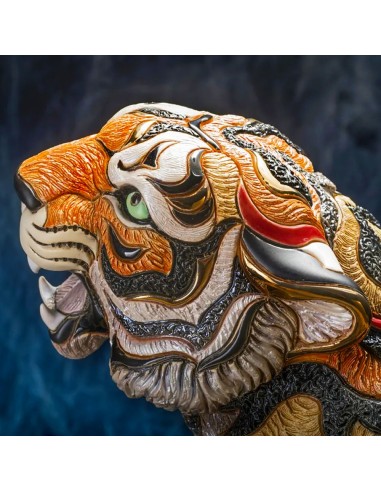 Sumatra-Tiger Keramikskulptur in Limitierter...