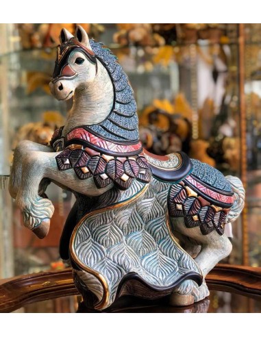 Zügelloses Pferd Keramikskulptur in Limitierter...