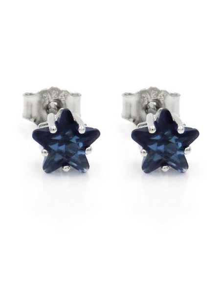 Orecchini in Argento 925 con Pietra Taglio Stella