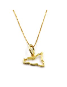 Gold Plated 925 Sterling Silver Sicily Necklace 