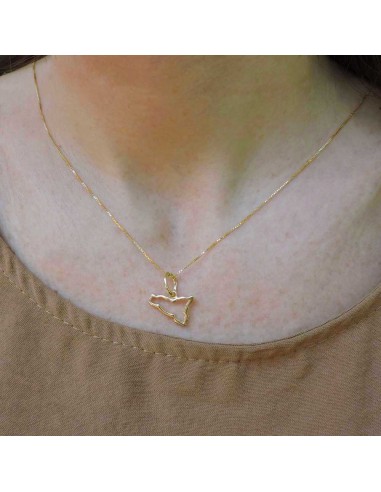 Gold Plated 925 Sterling Silver Sicily Necklace 