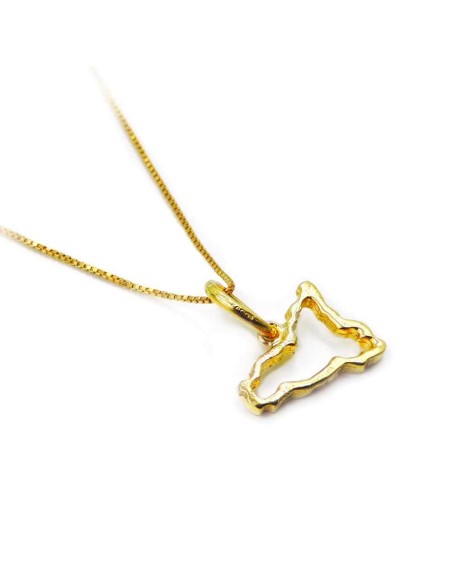 Sizilien-Halskette aus Vergoldetem 925er Sterlingsilber