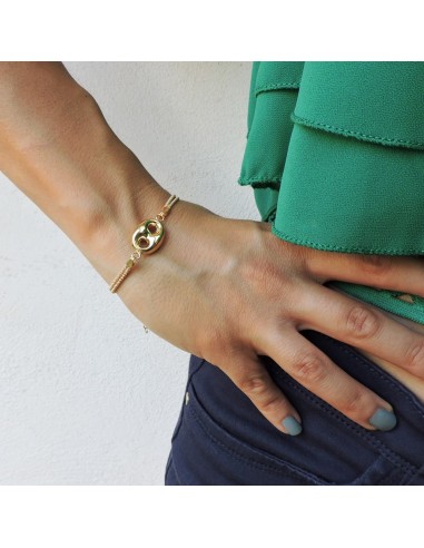 Bracciale Nodo Maglia Nautica in Argento...