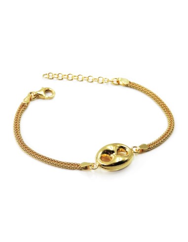 Nautischem Knoten Armband aus Vergoldetem...
