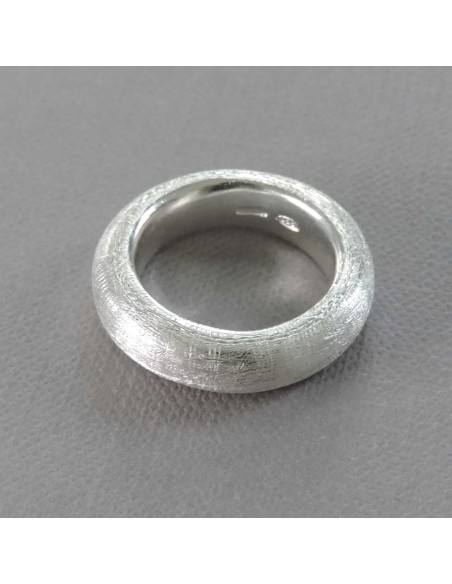 Anello Fedone in Argento 925 Effetto Setato
