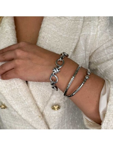 Industrial Chain Bracelet in Massive 925...