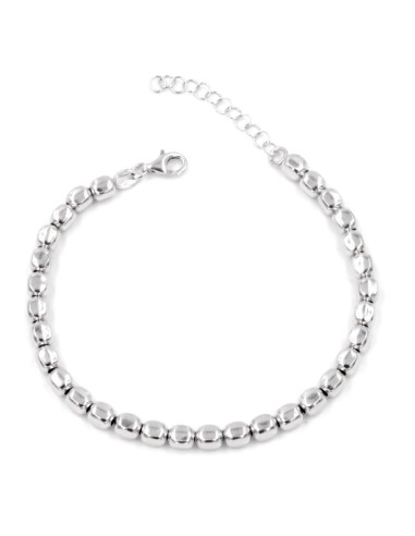 925 Sterling Silver Nuggets Bracelet  