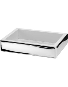 Vuotatasche in Legno Bianco e Argento 999 Mirosilver...