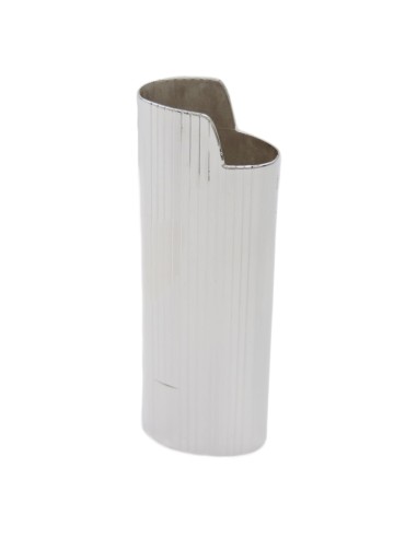 Sterling Silver Vertical Lines Lighter Holder...