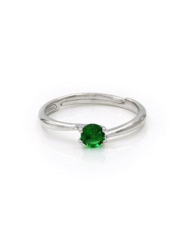 Solitaire Engagement Ring 925 Sterling Silver 