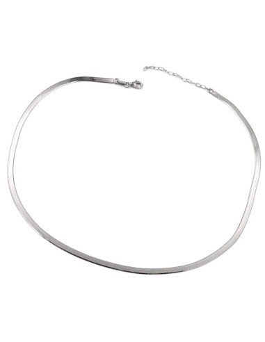 Herringbone Necklace made of 925 Sterling Silver 