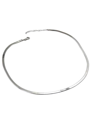 Herringbone Necklace made of 925 Sterling Silver 