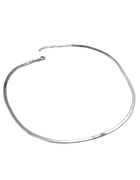 Collana Snake Piattina in Argento Sterling 925