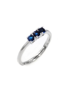 Anello Trilogy in Argento Sterling 925 con Zirconi Colorati 2
