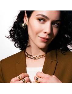 Collana Catena Piatta Dinamica Oro 2