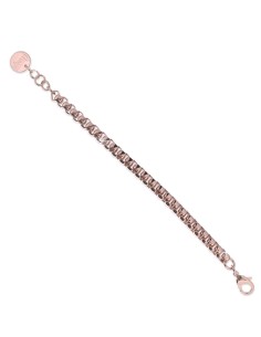 Rose Gold Plated Bronze Venetian Chain Bracelet