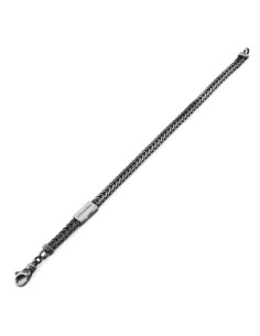 Bracciale Uomo in Argento 925 Maglia Coda di Volpe