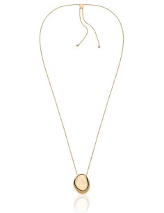 Collana Lunga in Argento Dorato Boule