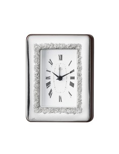 Orologio Sveglia in Argento Sterling 925 Decoro Rose