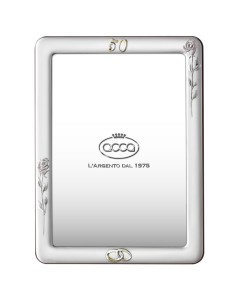 Portafoto 18x24 cm Cornice in Argento 925 Satinato Rose...