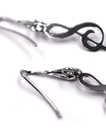 Orecchini Fiore in Argento 925 Con Zirconi Bianchi By Taitù