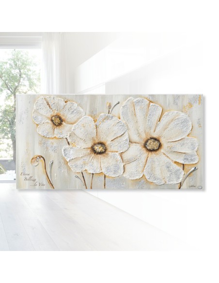 Ätherisches Dekopaneel mit Weißen Anemonen