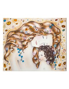 Maternity Homage to Klimt Decorative Painting on Wood...