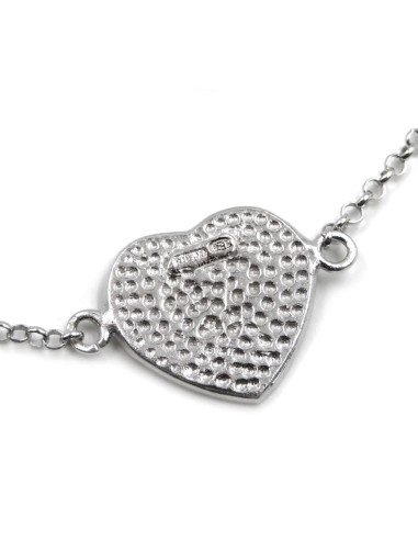 Armband mit Anpassbarer Herzmedaille aus 925er...