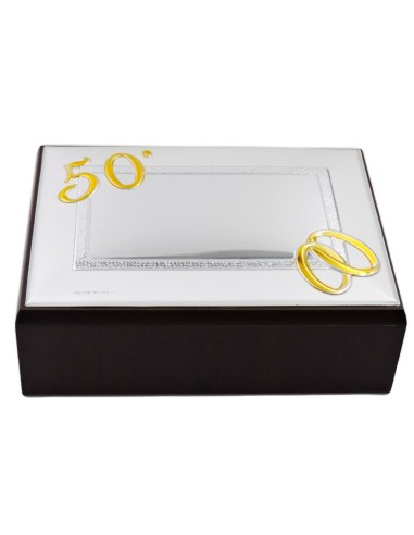 50th Anniversary Jewelry Box with Satin PVD...