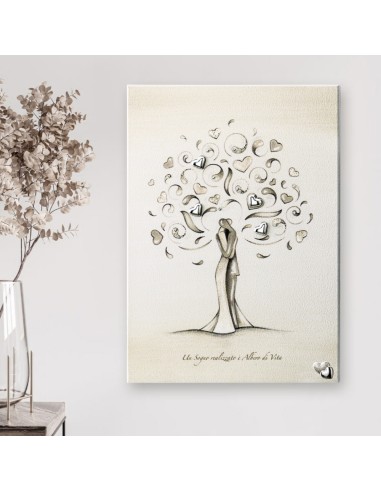 Quadro Decorativo Sposi Albero della Vita 