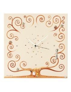 Klimt's Tree Of Life Wooden Wall Clock