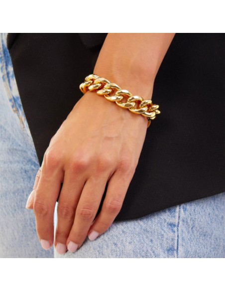 Bracciale Groumette in Bronzo Dorato