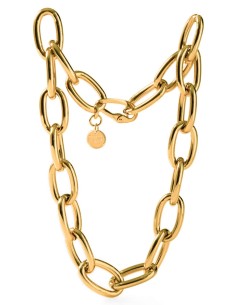 Collana Catena Forzatina in Bronzo Dorato
