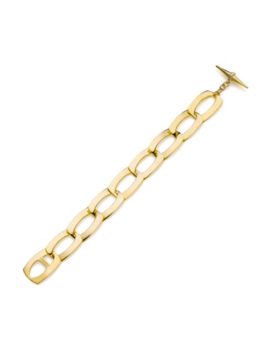 Dynamische Flache Goldene Armband