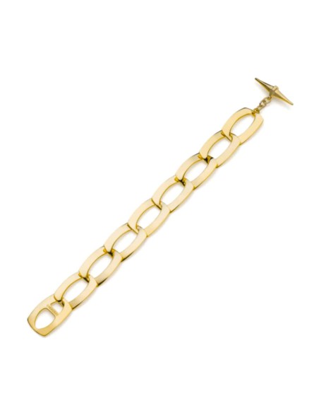 Dynamische Flache Goldene Armband