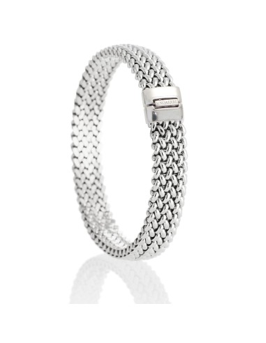 Reiskorn-Kettenarmband aus 925er Sterlingsilber