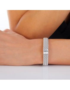 Sterling Silver Grain of Rice Chain Bracelet 2