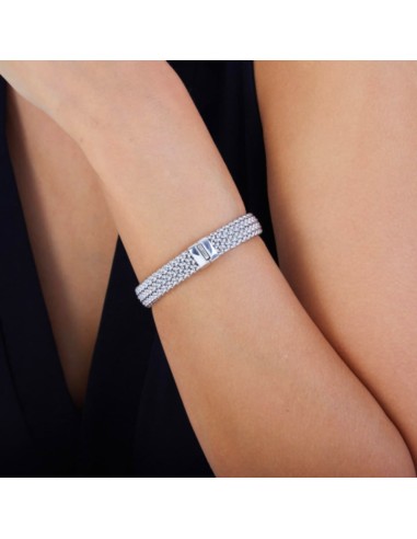 Sterling Silver Grain of Rice Chain Bracelet