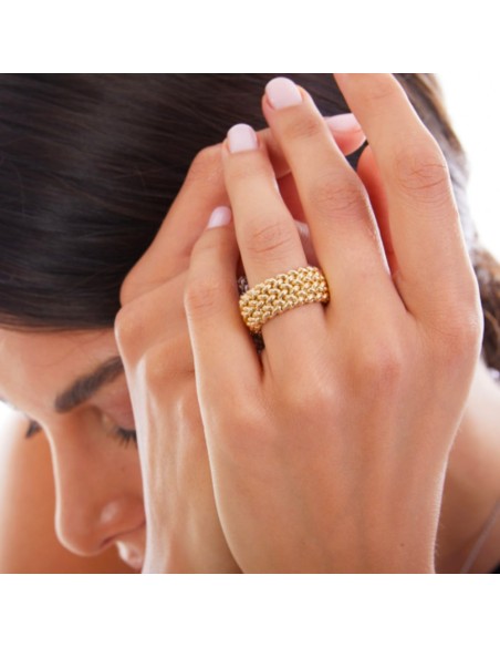 Grain of Rice 925 Sterling Silver Ring 